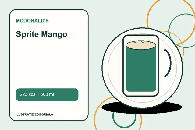 Sprite Mango de la McDonald's — ilustrație editorială unică