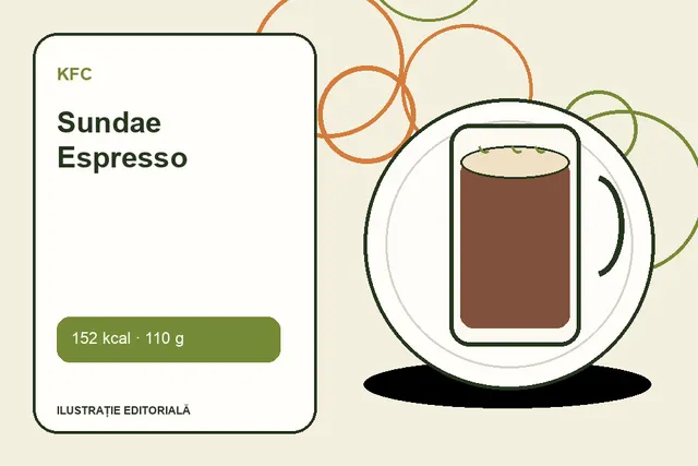 Sundae Espresso de la KFC — ilustrație editorială unică