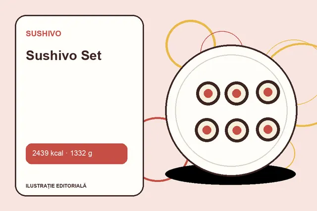Sushivo Set de la Sushivo — ilustrație editorială unică