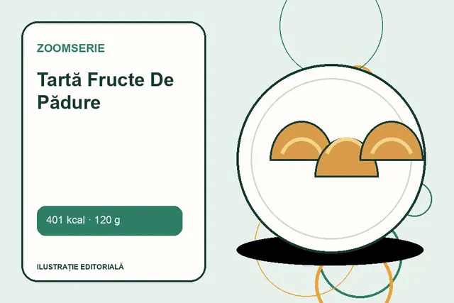 Tartă Fructe De Pădure de la Zoomserie — ilustrație editorială unică