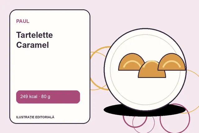 Tartelette Caramel de la Paul — ilustrație editorială unică