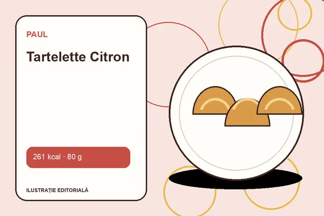 Tartelette Citron de la Paul — ilustrație editorială unică