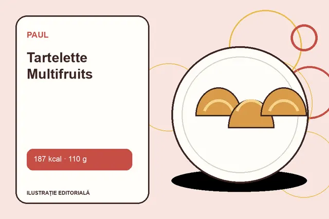 Tartelette Multifruits de la Paul — ilustrație editorială unică