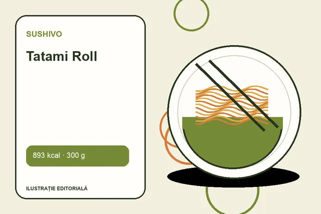 Tatami Roll de la Sushivo — ilustrație editorială unică