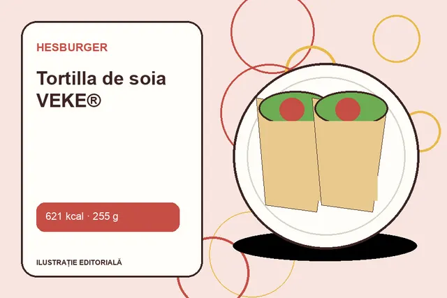 Tortilla de soia VEKE® de la Hesburger — ilustrație editorială unică