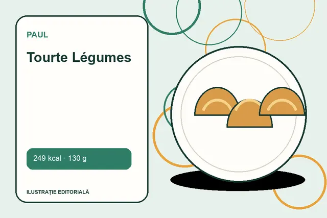Tourte Légumes de la Paul — ilustrație editorială unică