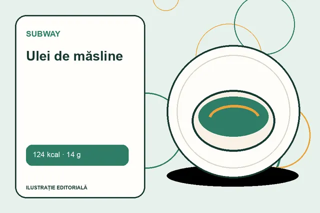 Ulei de măsline de la Subway — ilustrație editorială unică