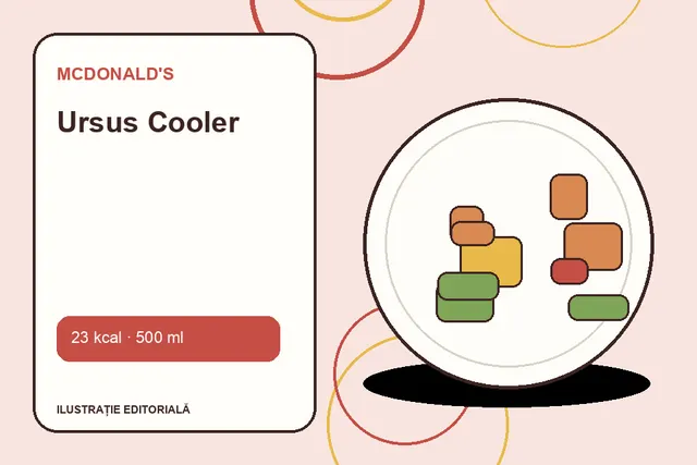 Ursus Cooler de la McDonald's — ilustrație editorială unică