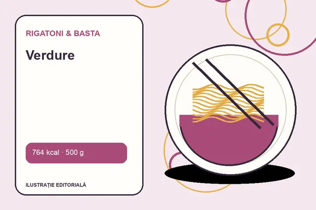 Verdure de la Rigatoni & Basta — ilustrație editorială unică