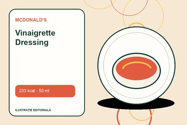 Vinaigrette Dressing de la McDonald's — ilustrație editorială unică