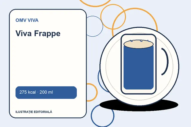 Viva Frappe de la OMV VIVA — ilustrație editorială unică